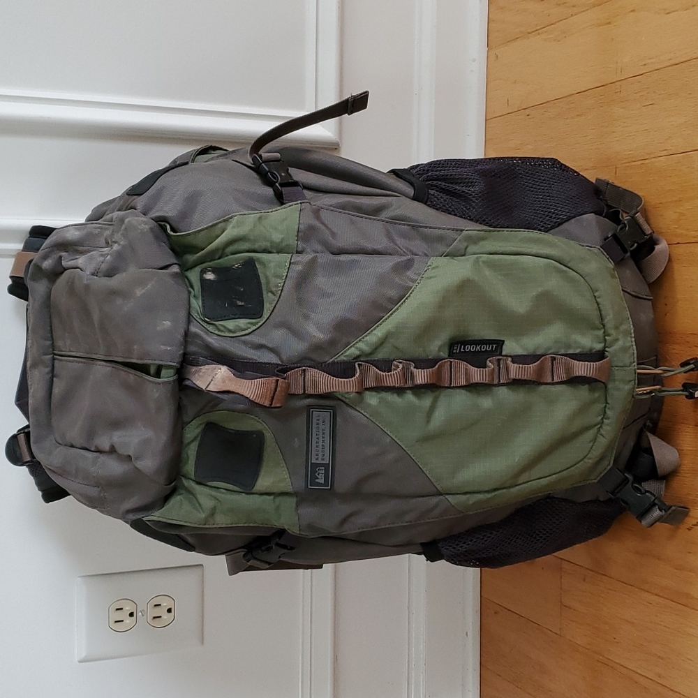 REI Green and Gray Backpack